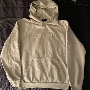 TALENTLESS Mens Hoodie Circle Logo Embroidered